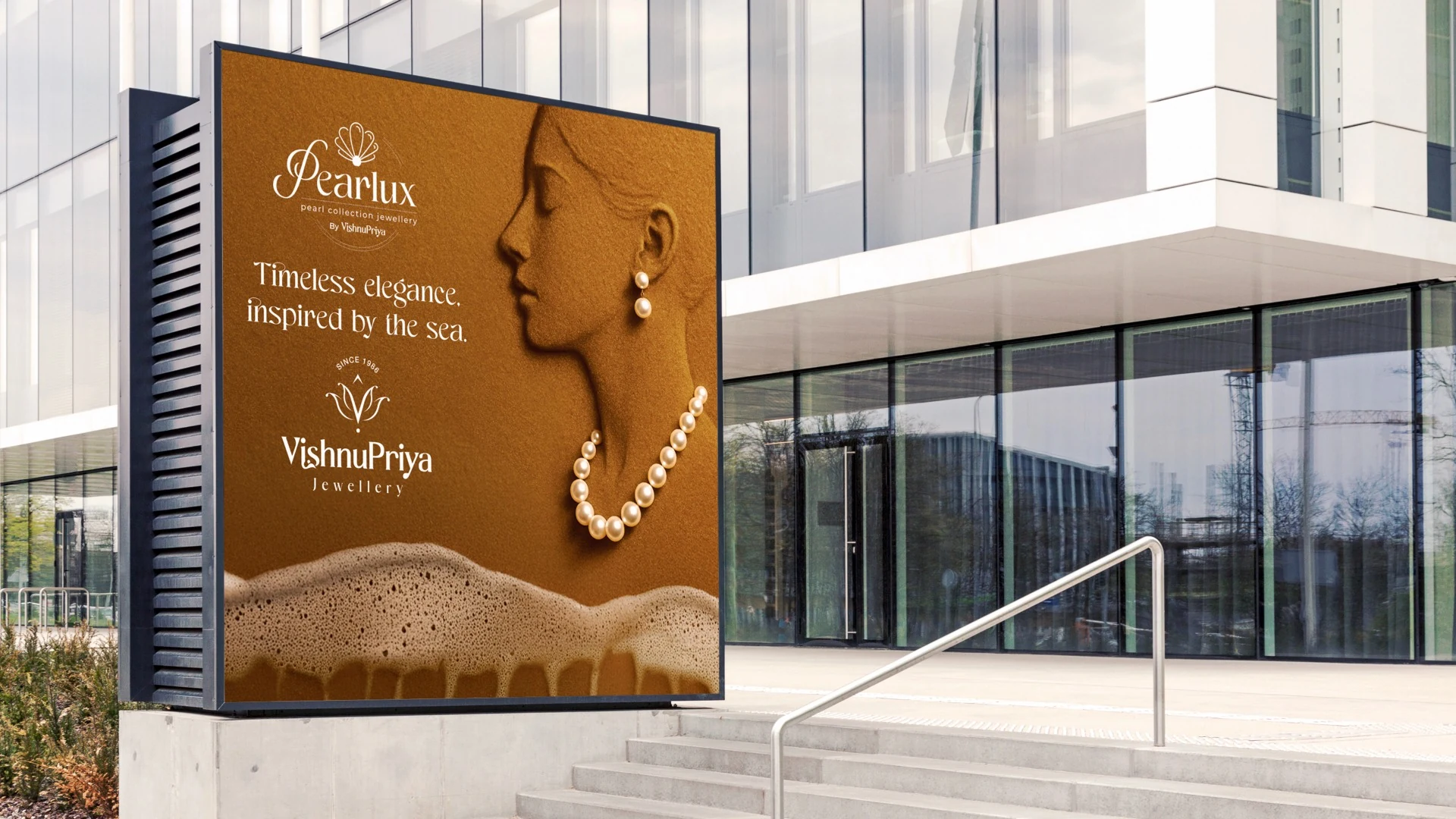 Pearlux pearl jewellery campaign